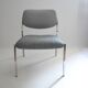 Pair of restored 1960s chrome armchairs.