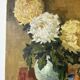 Fleurs et fruits, huile sur toile signée 1970