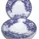 Dessert plates Sarreguemines model Jardinière 19th century