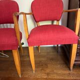 Set of 3 small retro armchairs