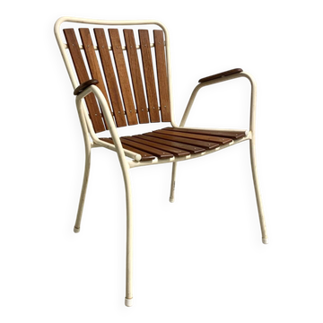 Chaises de jardin danoises en teck BKS des années 60