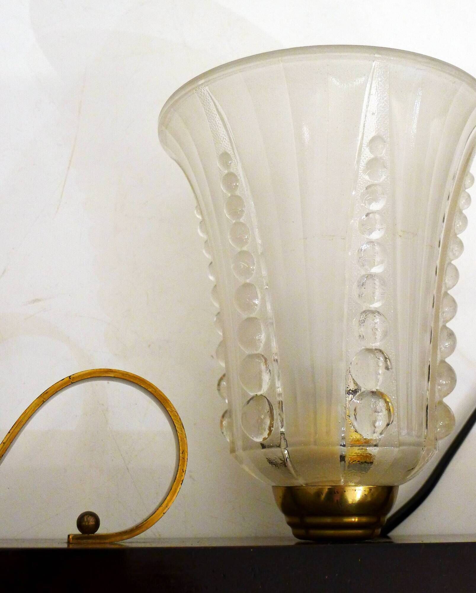 Lampe art déco cygnes à poser