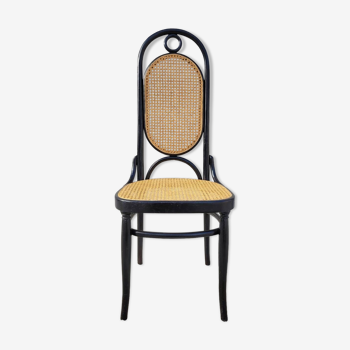 Chaise de bistrot Thonet cannage et bois courbé- 1900s