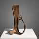 Sculptural bookends in bronze, 1986