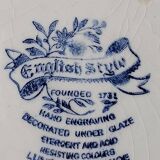2 English plates
