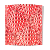 Abat-jour Vasarely rouge