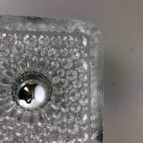 Large glass "bubble" sconces 1970s wall light by Peill & Putzler, Germany