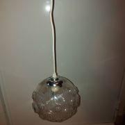Vintage glass pendant lamp