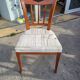 Six Directoire chairs in cherry wood