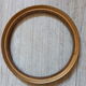 Set of 3 round frames and golden square