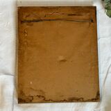 Vintage gold wooden mirror