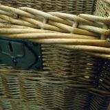Rattan travel trunk