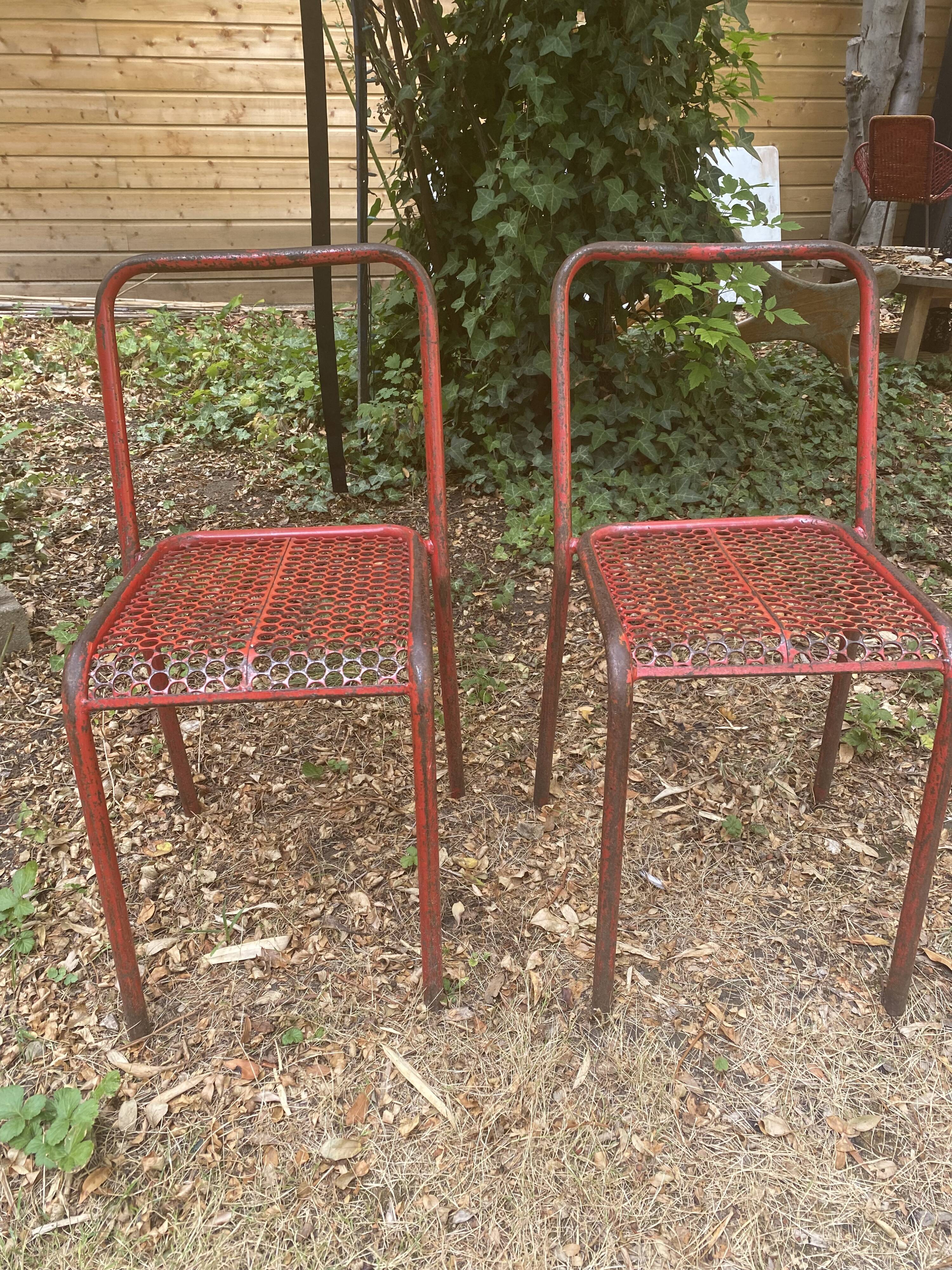 Lot chairs René Malaval