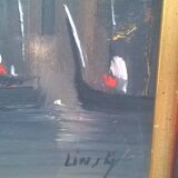 Painting - oil on canvas - Venice signed Linsky