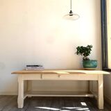 Solid wood coffee table