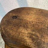 Industrial wooden stool