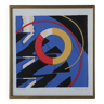 Knut Grane, Manhattan Swing, Lithographie couleur, 1990, Encadrée