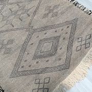 Moroccan Zanafi rug, Scandinavian rug, mid century decor, mid century furniture
