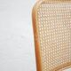 Chaise cannée vintage par J. Hoffmann, éditions Thonet