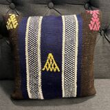 Blue Black Pillow