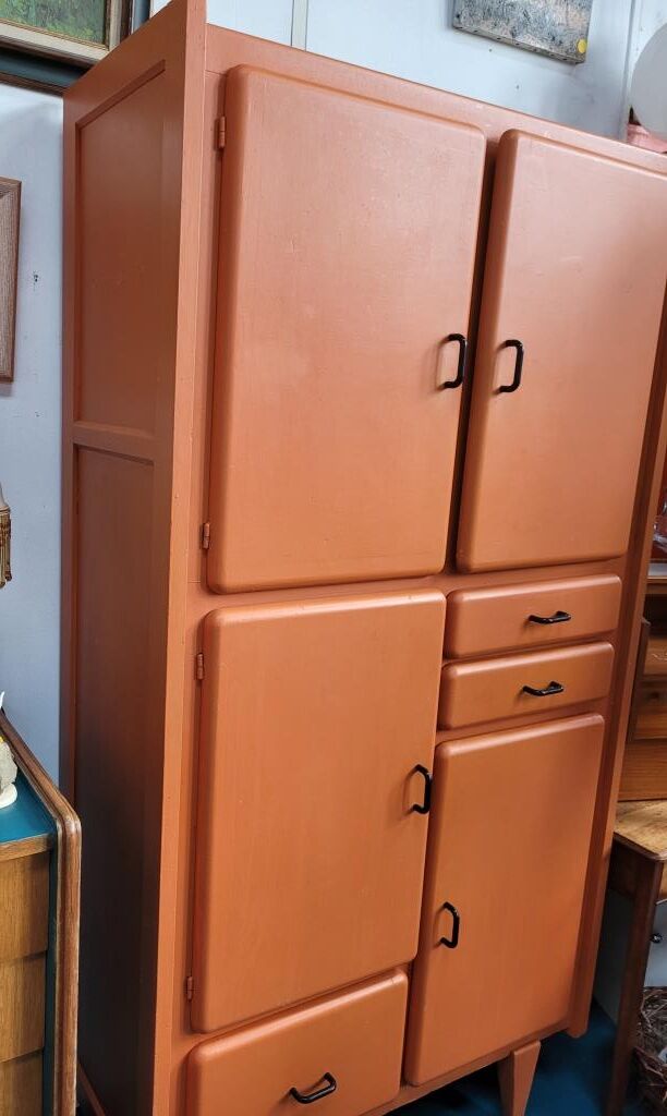 Mado orange kitchen buffet, 60s