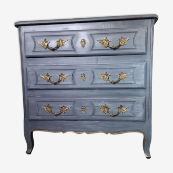 Louis XV style patinated chest of drawers