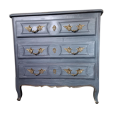 Louis XV style patinated chest of drawers