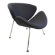 Orange slice chair 437 by Pierre Paulin for Artifort, grey 1980.