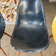 Blue Eames chairs