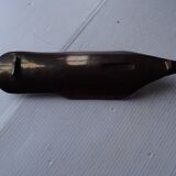Empty feather holder bronze office pocket representing a pen feather