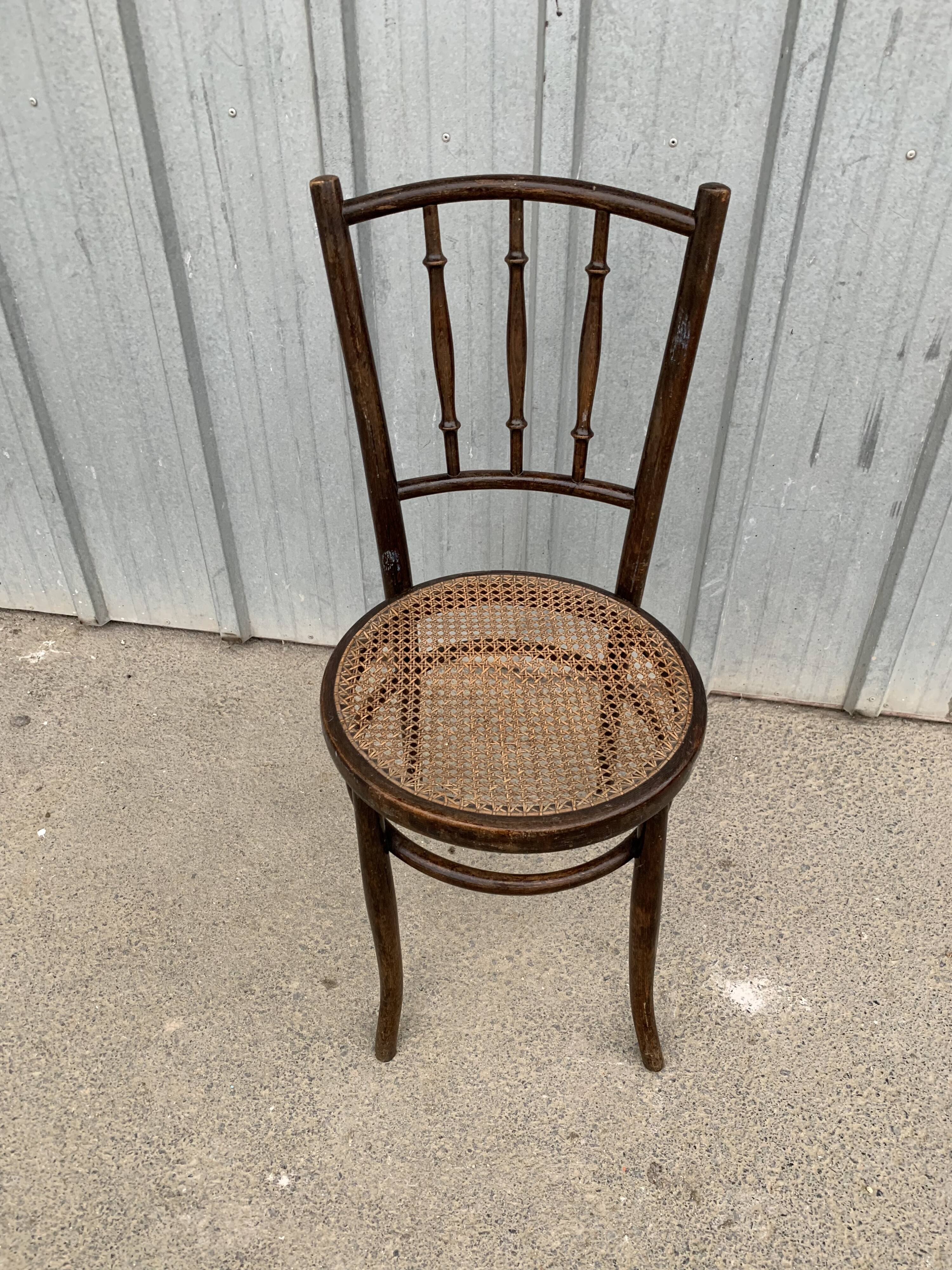 Antique bistro chair