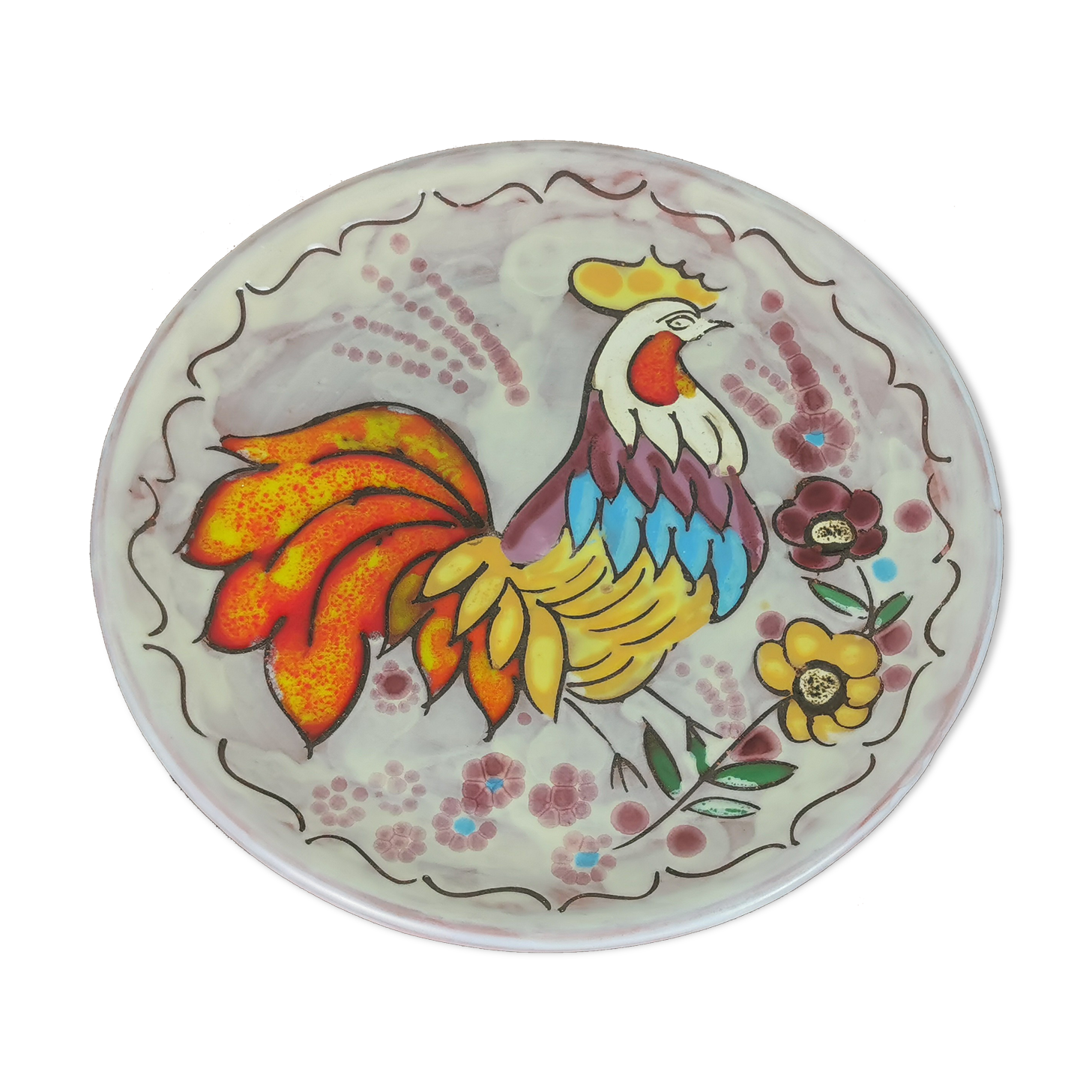 Rooster plate