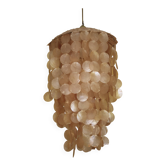 Suspension/lustre en pampilles de nacre