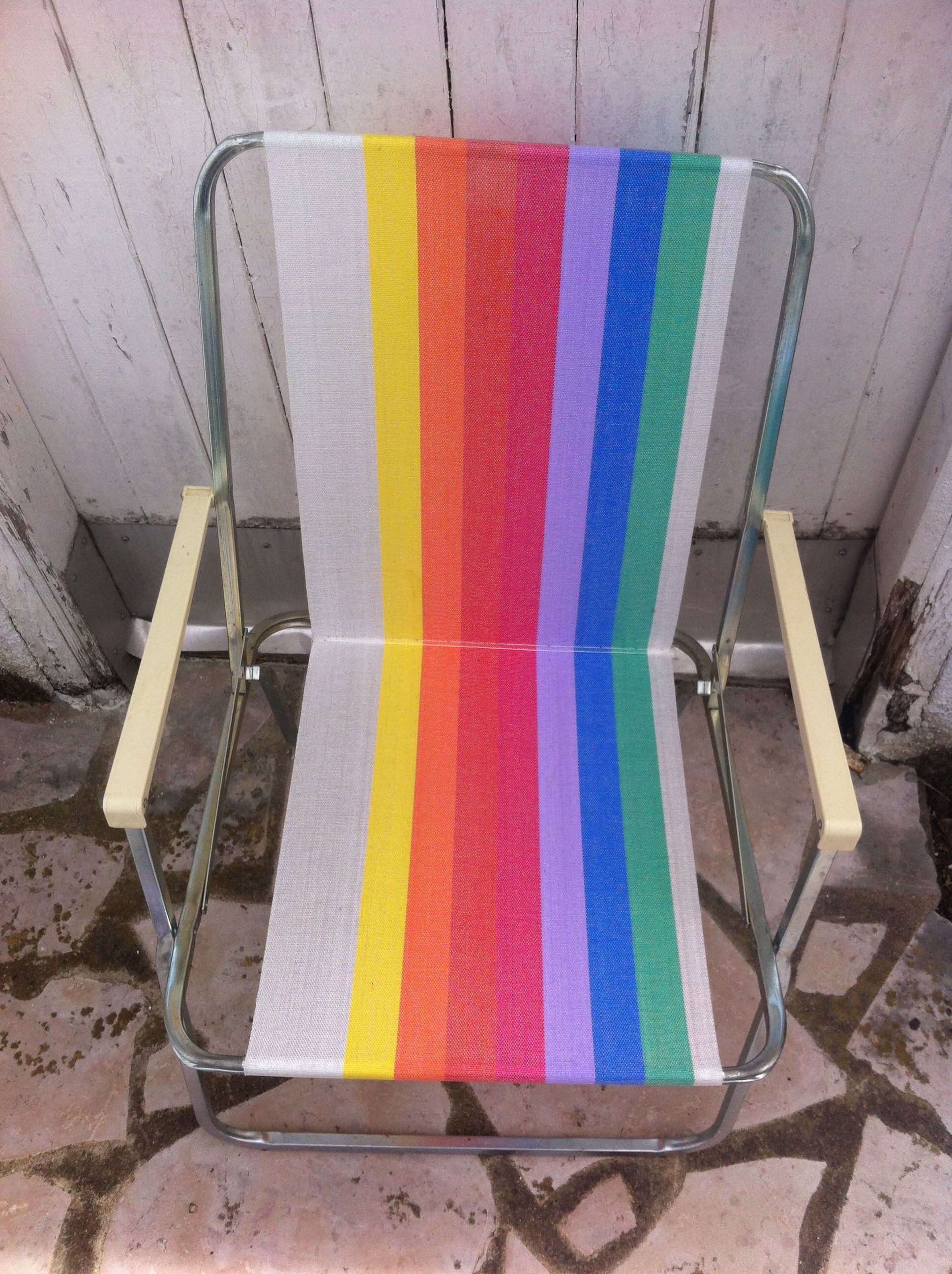 Vintage camping armchair