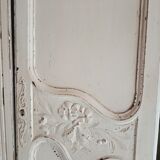 Pair old weathered doors height 154 cm