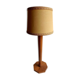 art deco wooden lamp