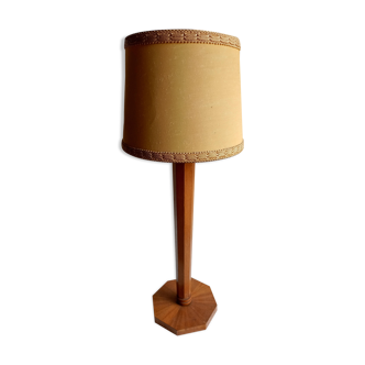 art deco wooden lamp