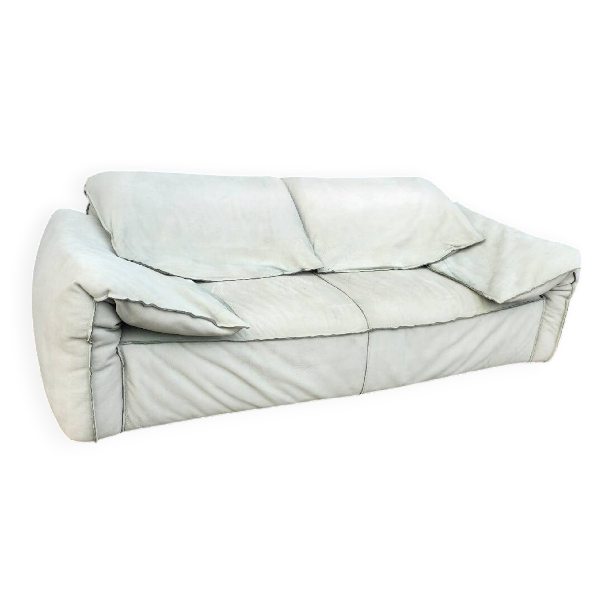 Baxter - Casablanca sofa in Nabuk Sage by Paola Navone