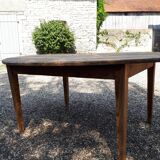Old oval farm table