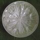 French Art Deco White Pâte de Verre Platform with Abstract Tulip Design 5145