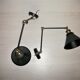 Pair of industrial wall light