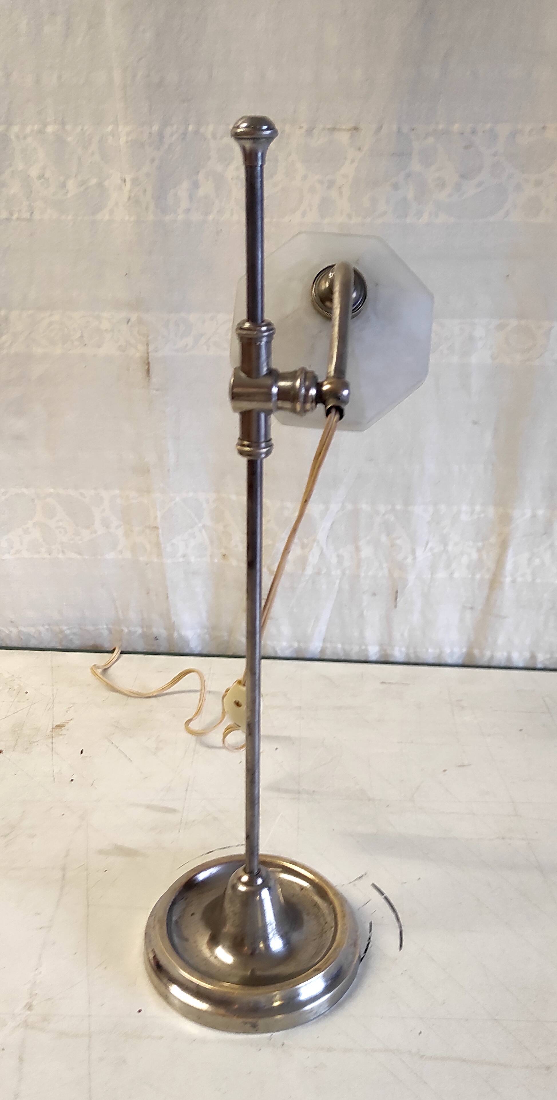 Art-deco adjustable table lamp - 1930s/40s