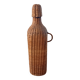 Bottle, old carafe in glass and wicker, 1950s