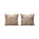 Set of 2 vintage embroidered cushion covers 55x65 cm