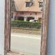 Miroir rectangulaire en bois ancien