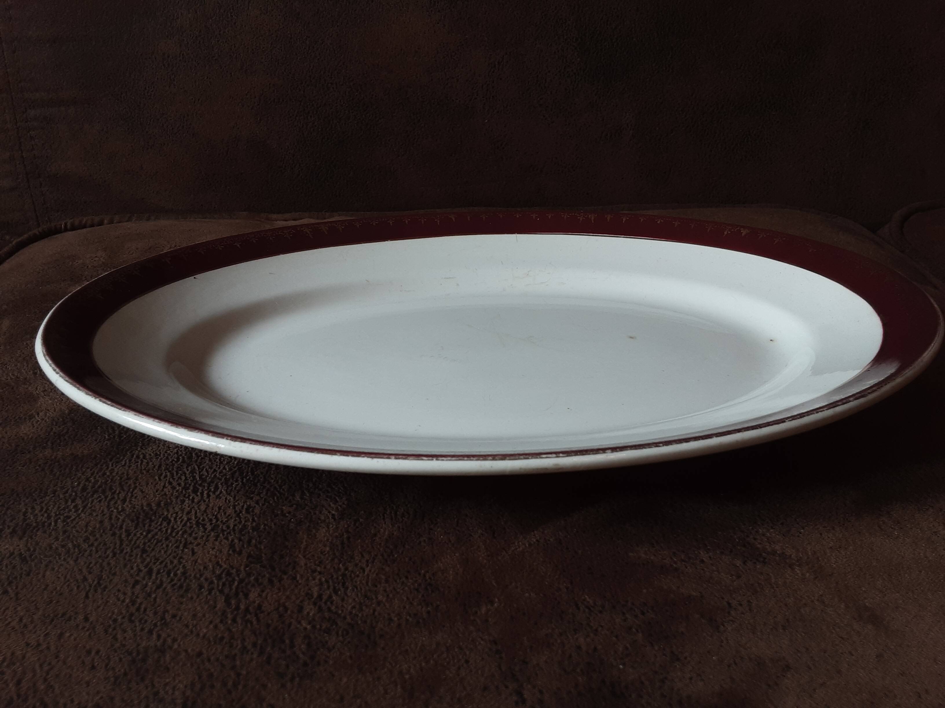 Plat oval Digoin sarreguemines