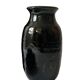 Large ovoid vase circa 1950 in tenmoku glazed ceramic