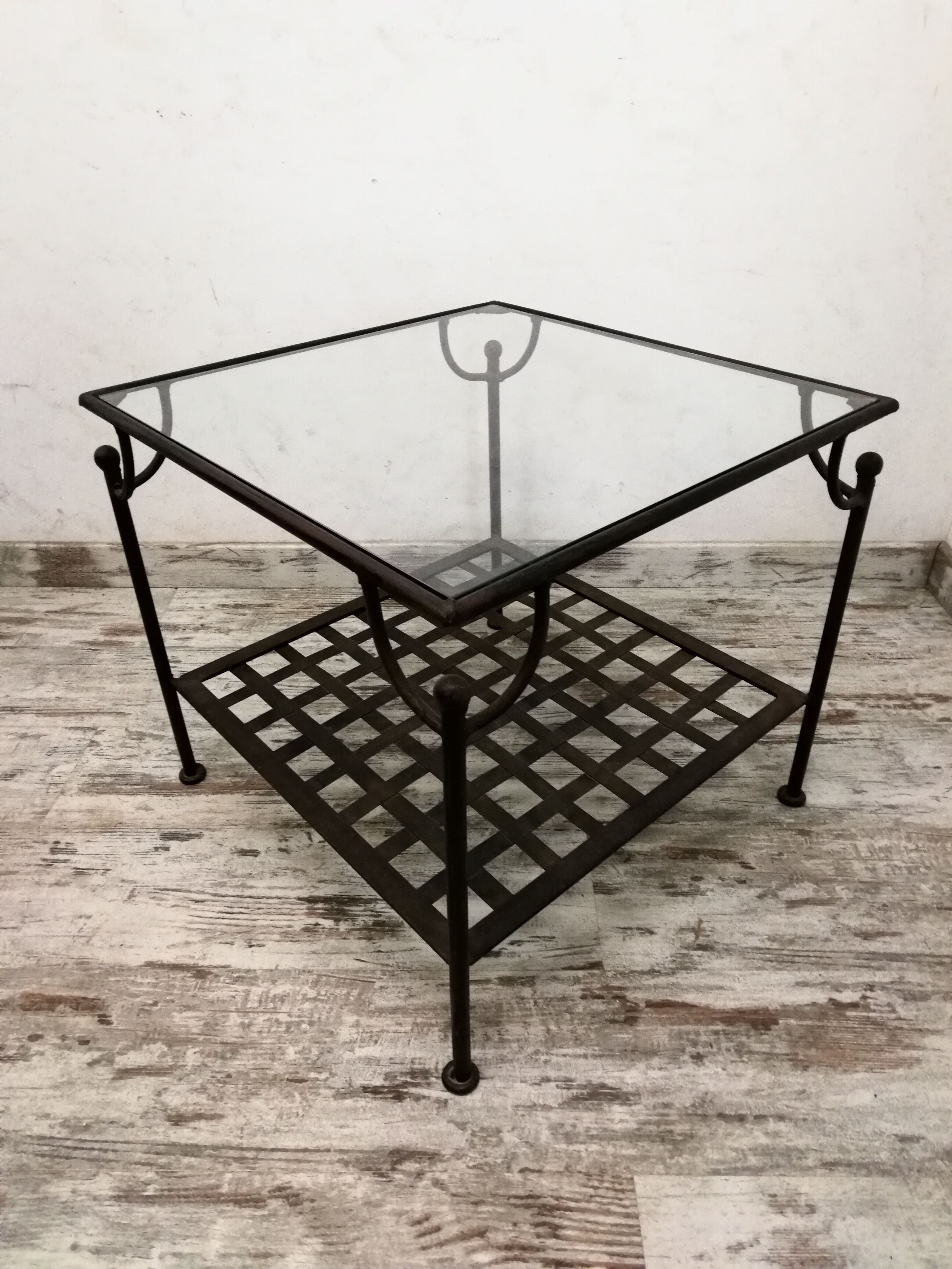 Wrought-iron coffee table