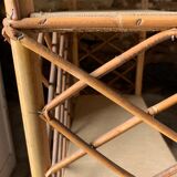Rattan shelf