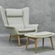 Boconcept Hamilton chair +footstool